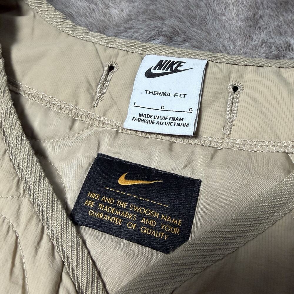 Nike Thermafit Military Insulated Men Vest Khaki Brown Large DX0890-010 - Picture 5 of 8